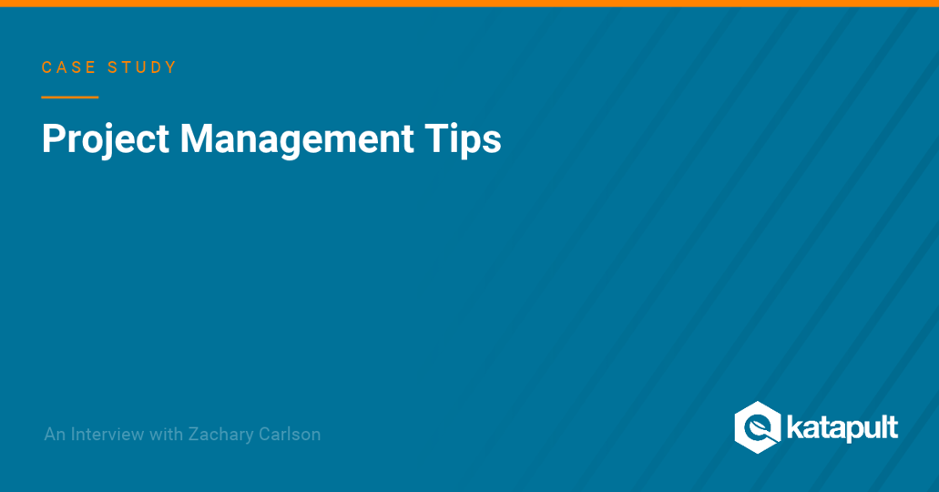 Katapult Pro Project Management Tips