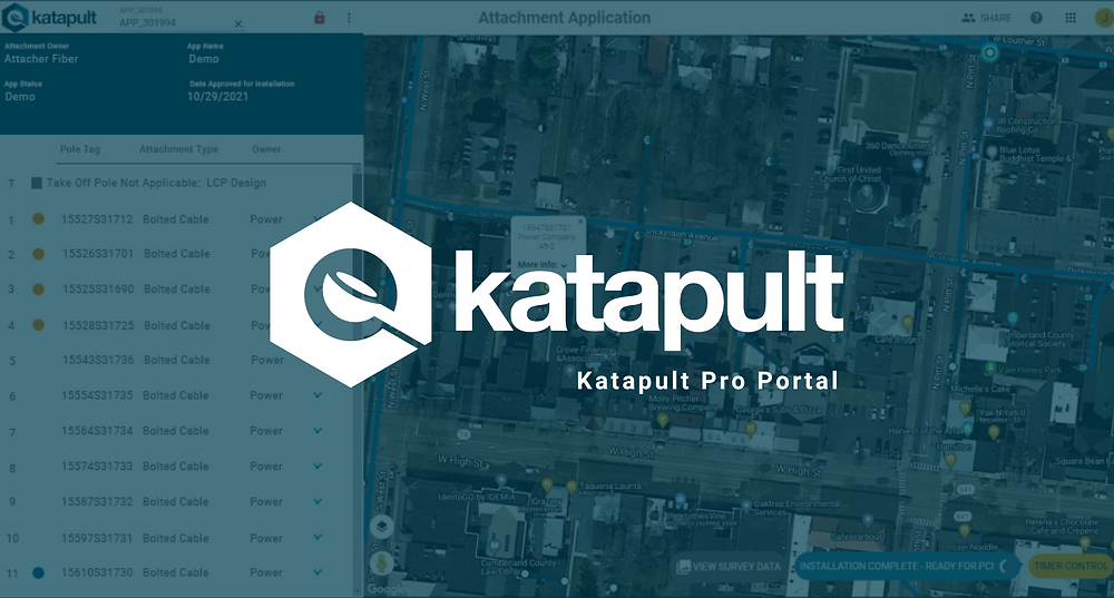 Katapult Pro Joint Use Portal For Pole Attachment Applications