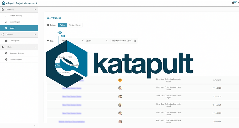 Query Builder for Actions and Attribute History