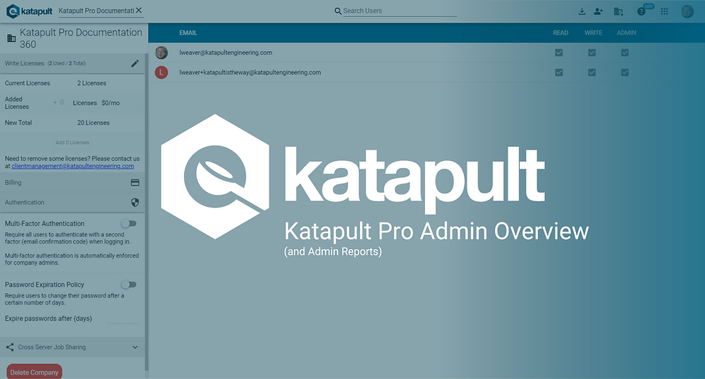 Katapult Pro Admin Page Manual