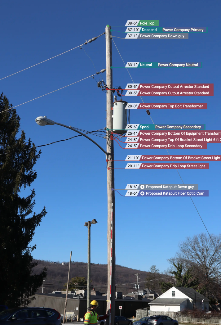 Annotated Pole Photo in Katapult Pro