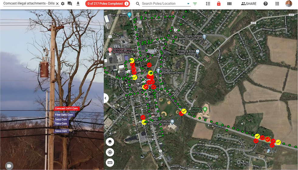 unauthorized attachments map and photo