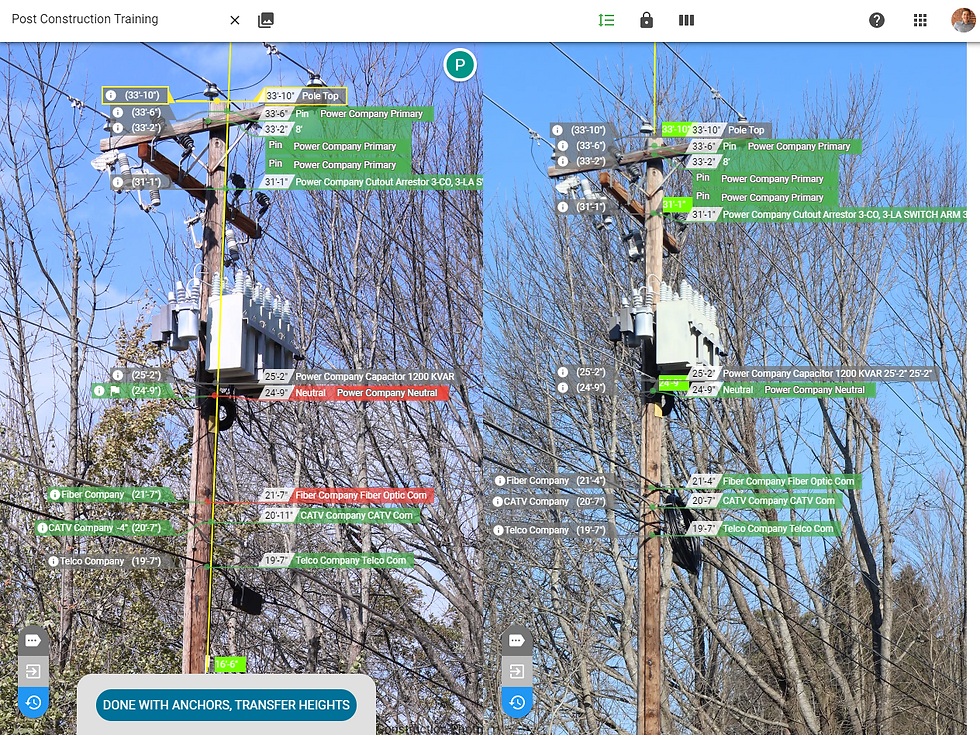 Post-construction inspection workflow in Katapult Pro