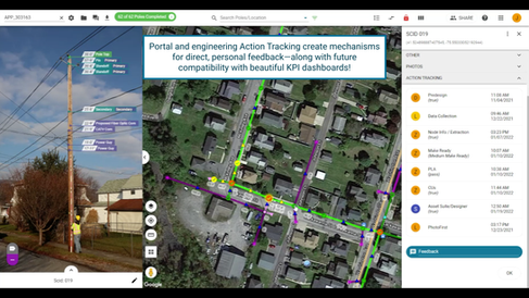 Katapult Pro portal and engineering Action Tracking creates mechanisms for direct, personal feedback - along with future compatibility with beautiful KPI dashboards!