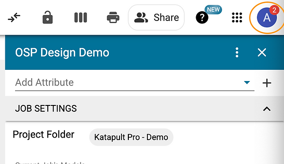 Image showing user icon with feedback bubble 