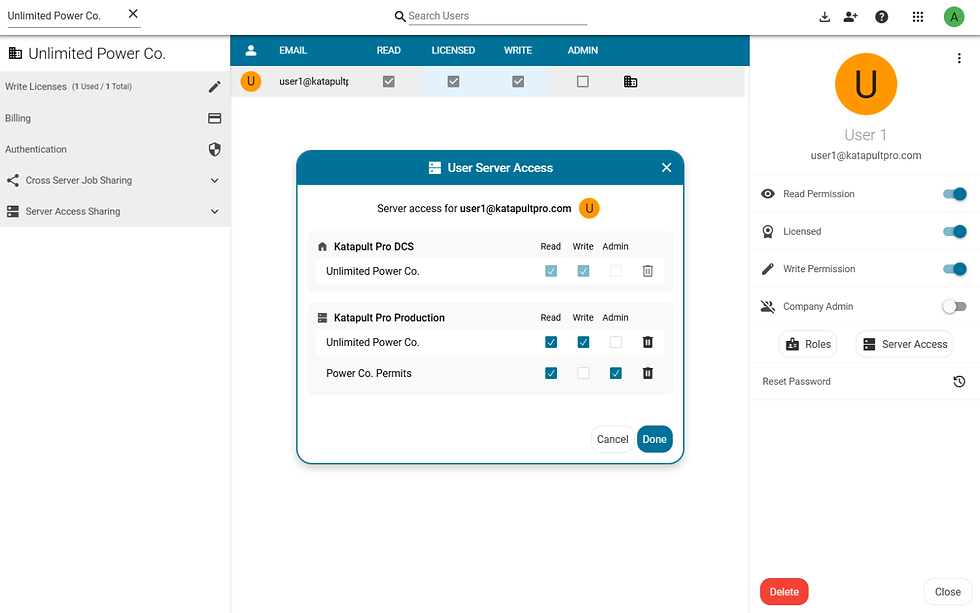 Server access manager