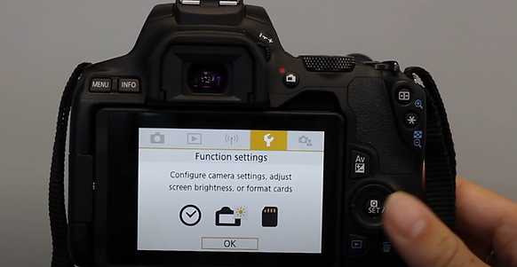 camera function settings